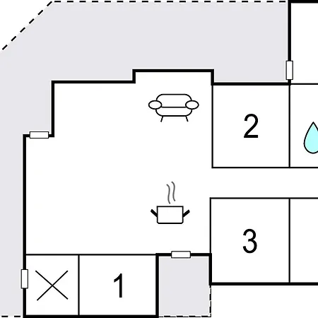 Cozy Home In Otterup With Sauna 펜션